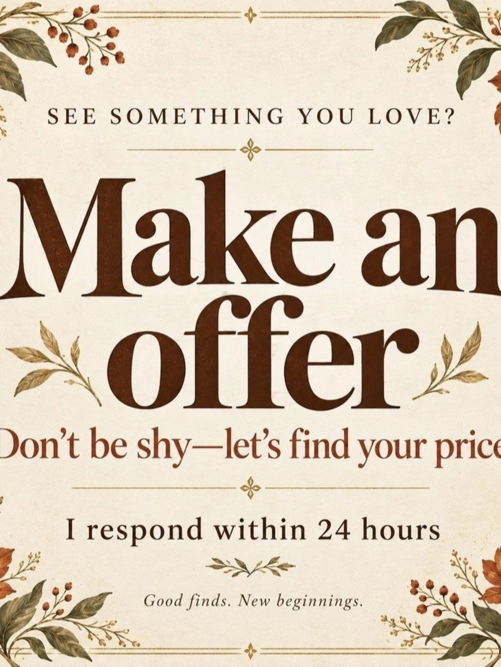Make an Offer